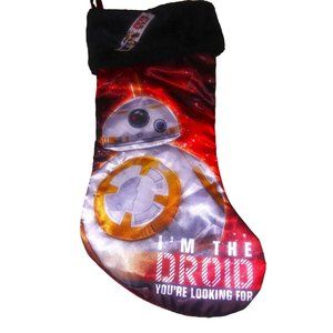 Stars Wars Kurt Adler Holiday Stocking I'm The Droid Your Looking For with Tag